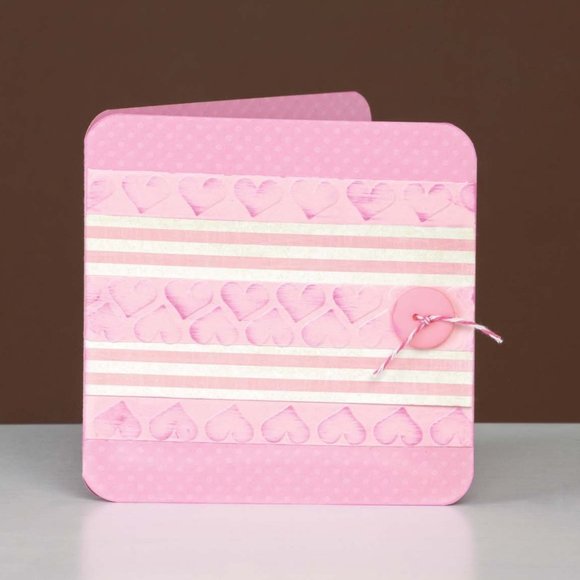 Cuttlebug 12 inches embossing border - HEART - Picture 7 of 7